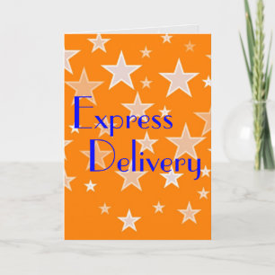 Express Delivery - Congratulations On Your Promoti Card