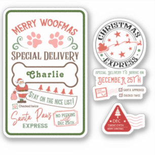 Express delivery North Pole Santa Mail gifts water