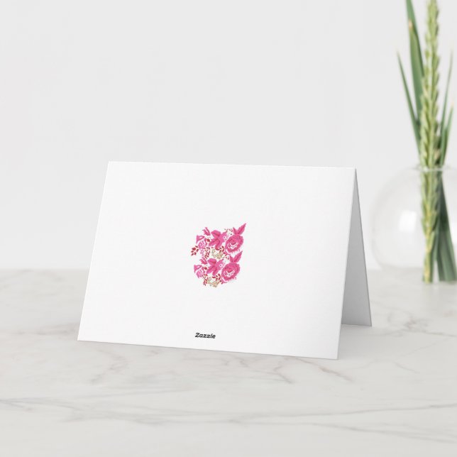 Express Gratitude with Personalised  Card (Back)