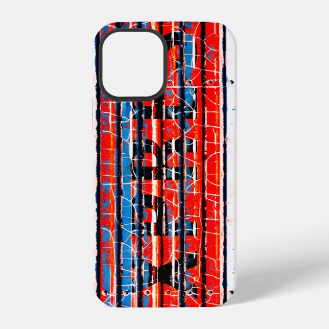 "Express" - Rustic Peeling Paint iPhone Case (Back)