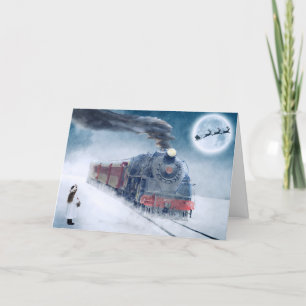 Express To A Christmas Dream Holiday Card
