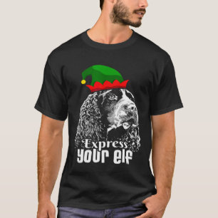 Express Your Elf English Springer Spaniel Christma T-Shirt