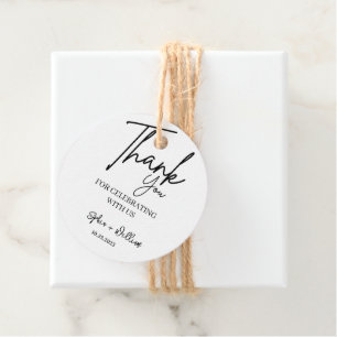 Express Your Gratitude with Elegant Wedding Thank  Favour Tags