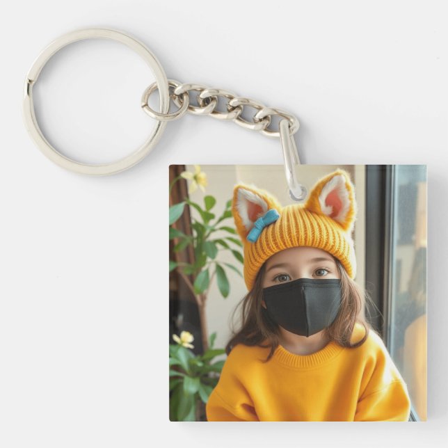 Express your personality with style key ring (Front)