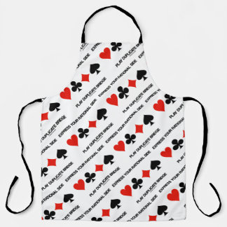 Express Your Rational Side Play Duplicate Bridge Apron