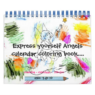 Express Yourself™ Angel Calendar Colouring Book