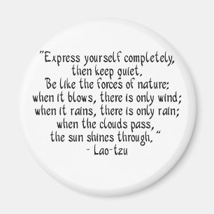 Express yourself completely... magnet