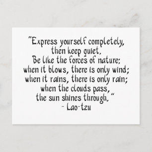 Express yourself completely... postcard