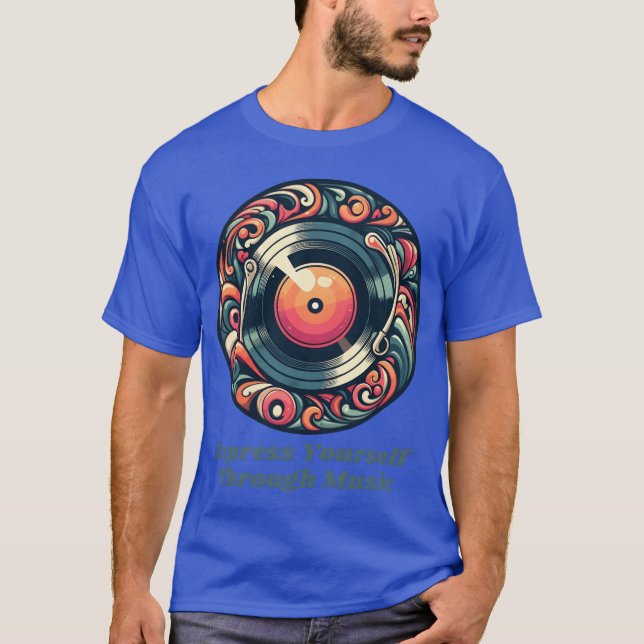 Express yourself through music T-Shirt (Front)