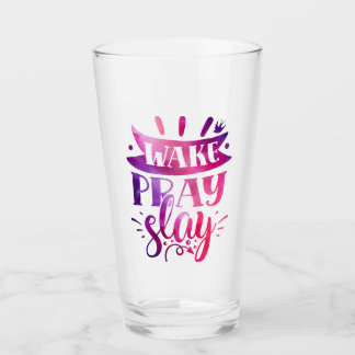 Express Yourself - Wake Pray Slay - Pink Glass