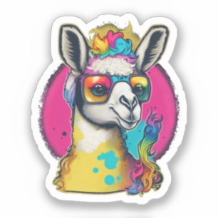 Express Yourself with Llama Vinyl Stickers