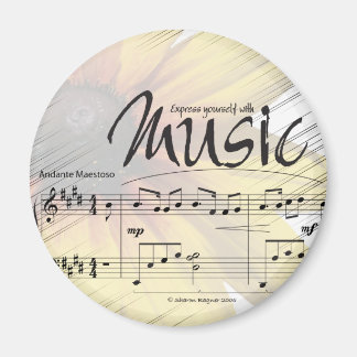 Express Yourself with Music Magnet