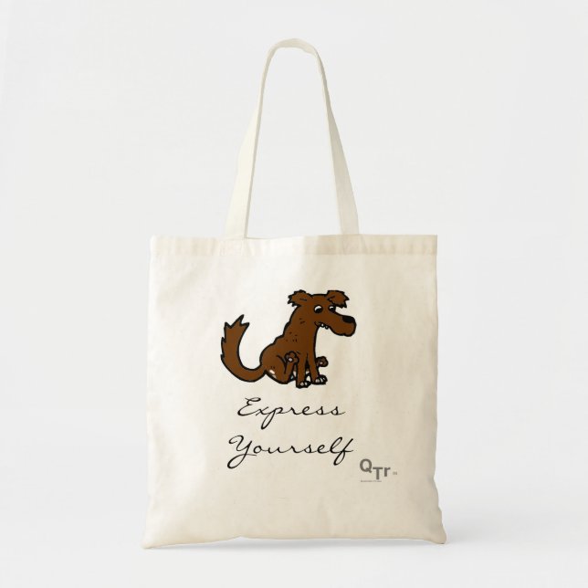 Express Youself Dog Tote Bag (Front)