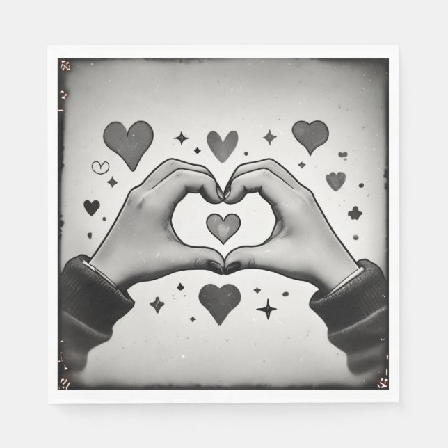 expressed my heart napkin (Front)