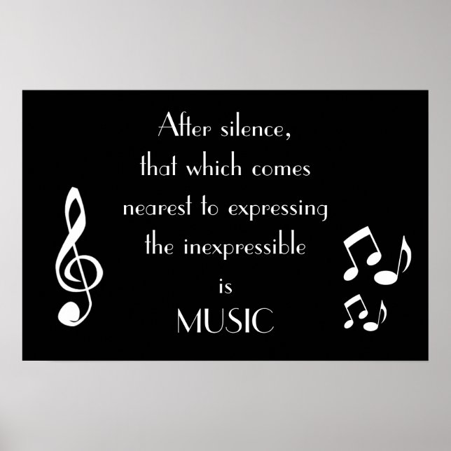 Expressing the Inexpressible Music Poster (Front)