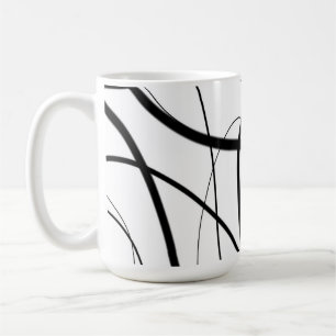 Expression in Black and White Coffee Mug