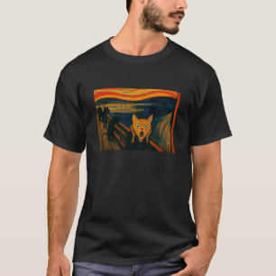 Expressionism Art Inspired Cat Illustration - Fun T-Shirt