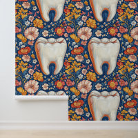 Expressionism Flowered Tooth Dental Clinic Decor