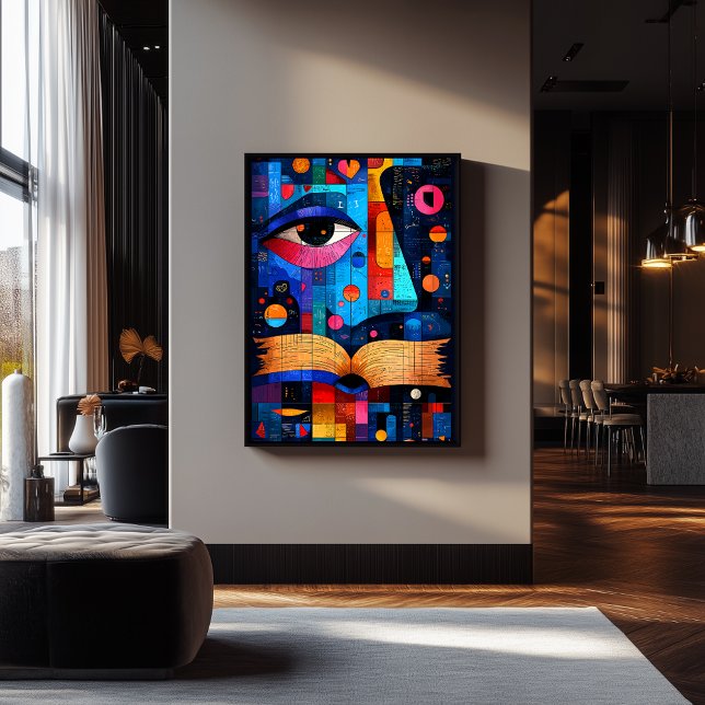  Expressionist Geometry Knowledge – Vibrant Wisdom Poster (Creator Uploaded)