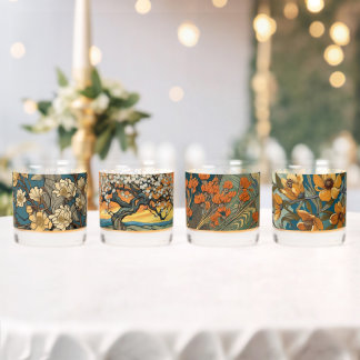 Expressionist Nouveau Whiskey Glass