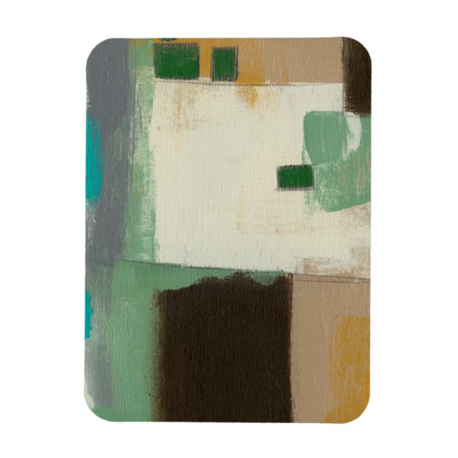 Expressionist Painting with Heavy Brush Strokes Magnet (Vertical)