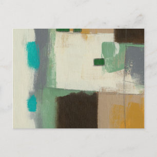 Expressionist Painting with Heavy Brush Strokes Postcard