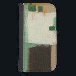 Expressionist Painting with Heavy Brush Strokes Samsung S4 Wallet Case<br><div class="desc">Fans of Kandinsky,  Pollack,  or Rothko will love this expressionist painting. Debate your friends about the use of colour,  or what emotions the heavy brush strokes are meant to convey. Whatever you do,  purchase one today!</div>
