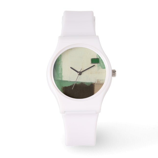 Expressionist Painting with Heavy Brush Strokes Watch (Front)