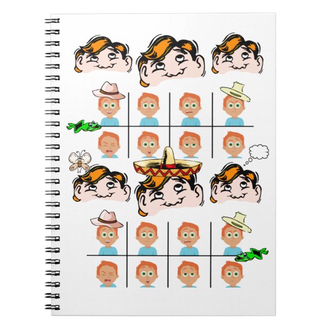 Expressions Faces Notebook (Front)