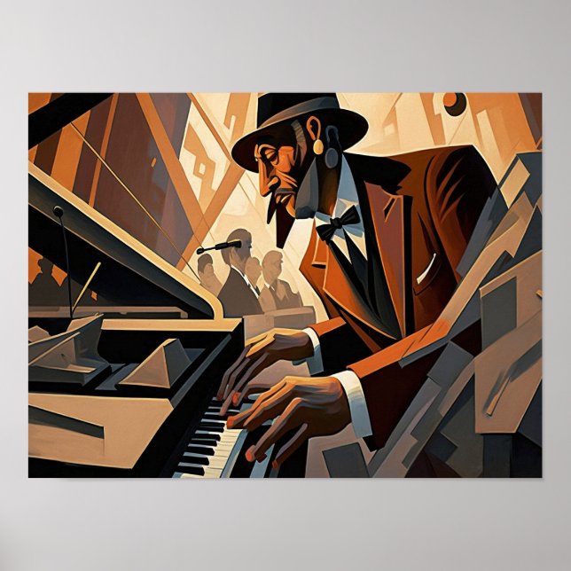 Expressions of Jazz Wall Picture Poster (Front)