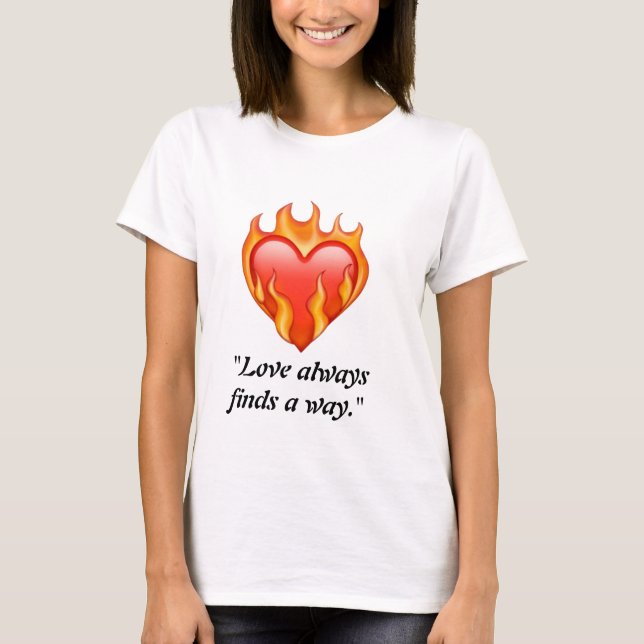 "Expressions of Love: T-Shirts Adorned with Heartf (Front)