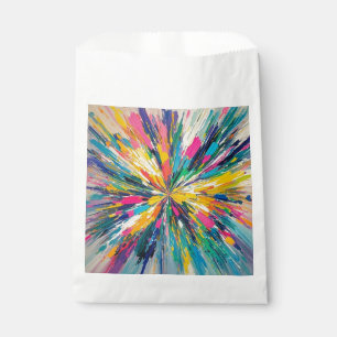 Expressive abstract colourful wall art poster deco favour bags