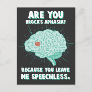 Expressive Aphasia Psychology Language Handicap Postcard