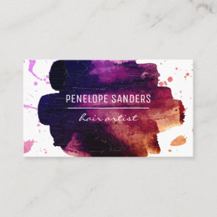 Expressive Brushed Business Card