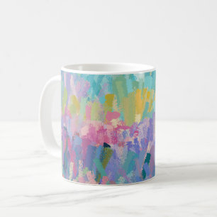 Expressive Colourful Foliage Coffee Mug