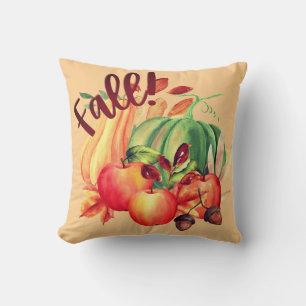 Expressive Colours of Fall Pillow