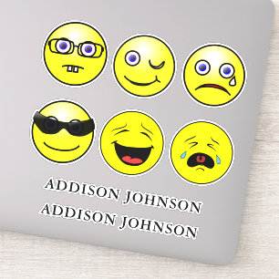 Expressive Emoji Face 6 Collection Custom Name 8"