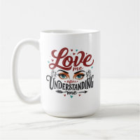 Expressive Eyes Love Message Print