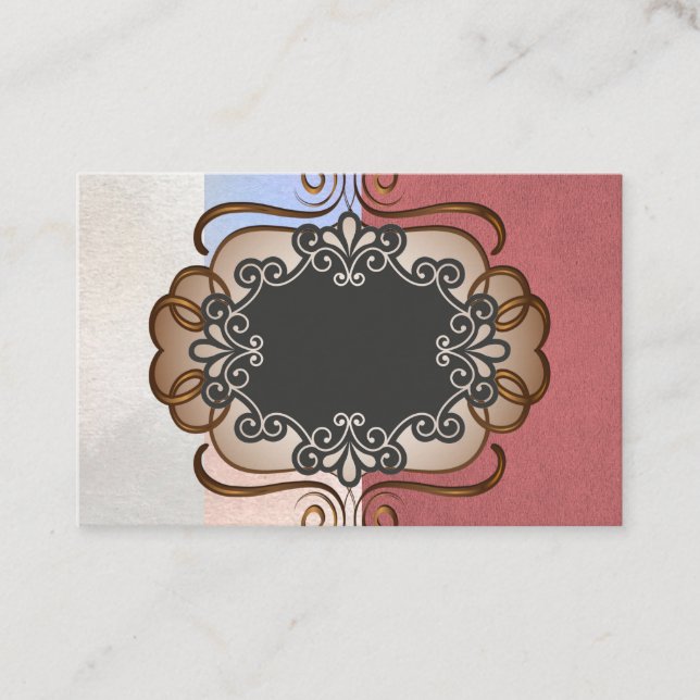 Expressive Multi-Tone Designer Business Card (Front)