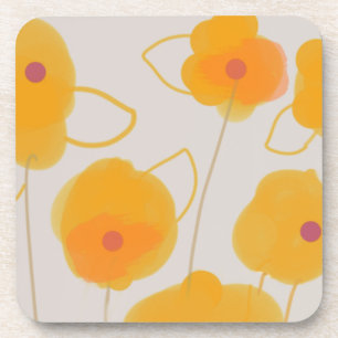 Expressive nature design Hard plastic coaster