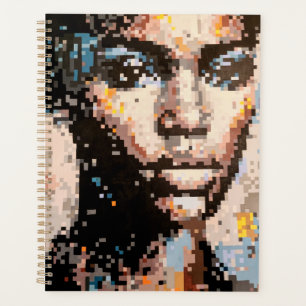 Expressive pixel portrait planner