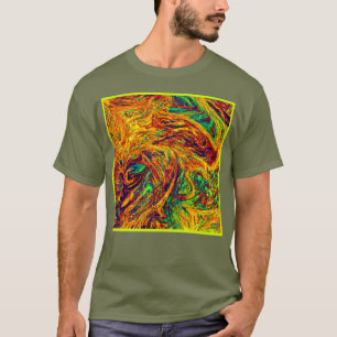Expressive Vibrant Colour Pattern T-Shirt