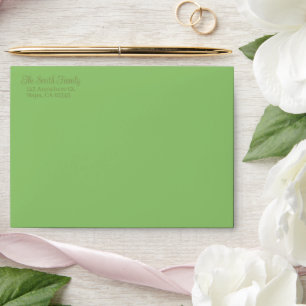 Expresso And Butter Yellow Customisable Wedding Envelope
