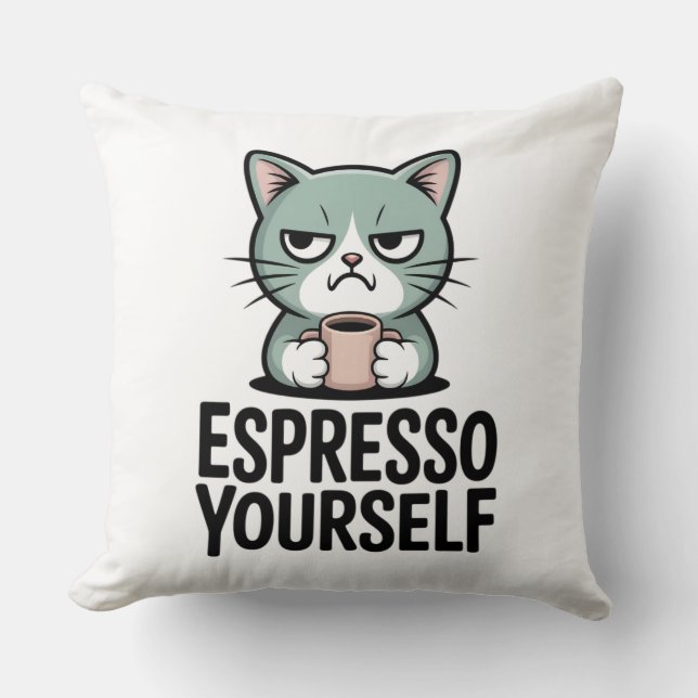 Expresso Yourself Cushion (Front)