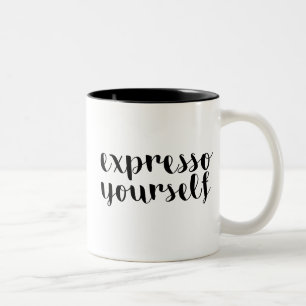 Expresso Yourself Two-Tone Coffee Mug