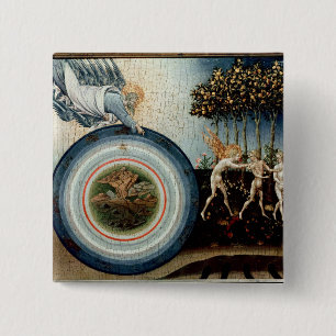 Expulsion from Paradise 15 Cm Square Badge