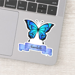 Exquisite Aqua Butterfly Design Your Own