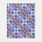 Exquisite Blue Rolling Waves design Fleece Blanket
