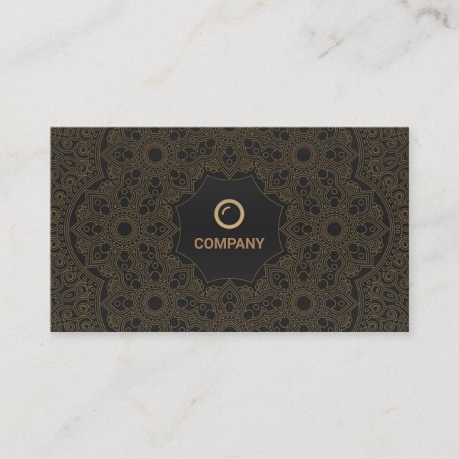 Exquisite Custom Luxury Business Card Design (Front)