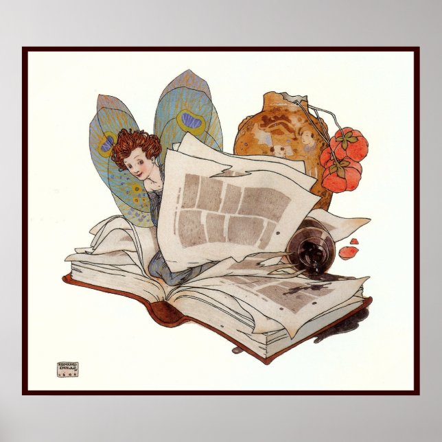 "Exquisite Elf" by Edmund Dulac - Print (Front)